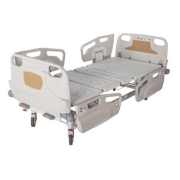 4 Crank Hospital Bed Electric Manual ABS Medical Equipment